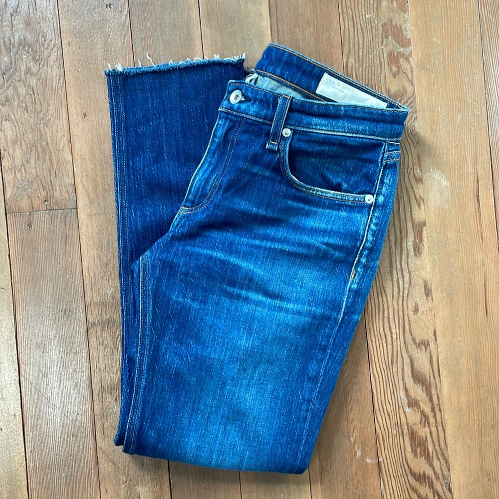 Rag & bone dre low rise slim boyfriend jeans 27